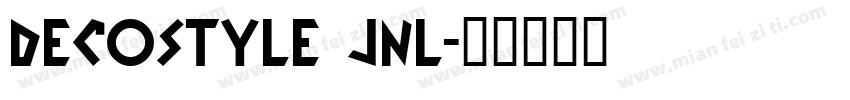 decostyle jnl字体转换